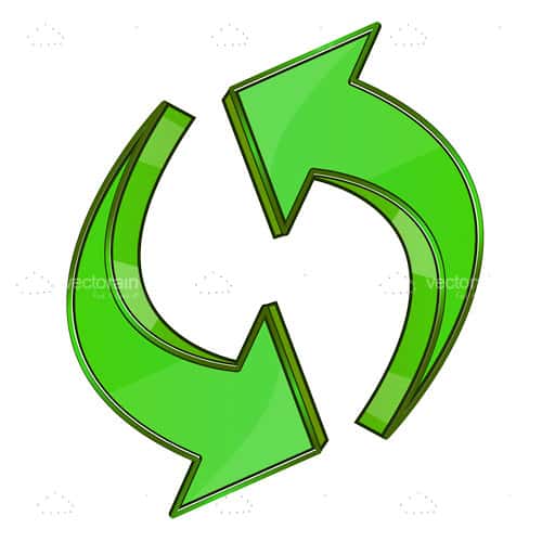 Green Recycling Icon